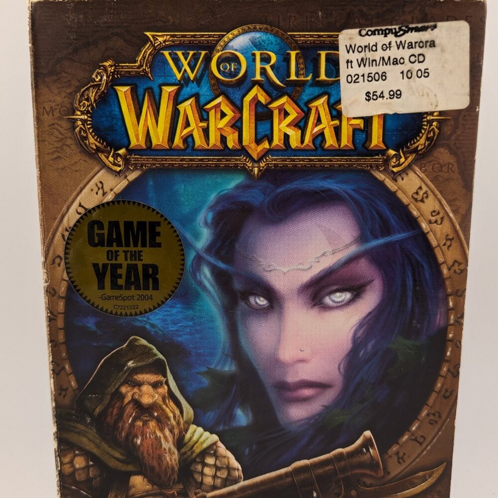 World Of Warcraft Video Game PC GAME - Original Box Blizzard and goodies